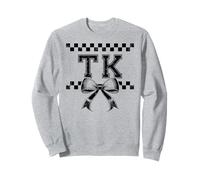 Coquette Bow Preppy I'm Ready for TK First Day of TK Girl Sweatshirt