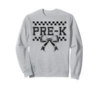 Coquette Bow Preppy Pre K Rentrée Scolaire Girly Girl Kid PreK Sweatshirt