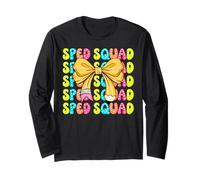 Coquette Bow Special Education Teacher Squad Cute Classroom Manche Longue
