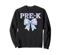 Coquette Bow Team Pre K Teacher pour Femmes Preppy Girly Kid Retro Sweatshirt