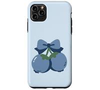 Coquette Bow with Blueberry Kawaii Charm Coque pour iPhone 11 Pro Max