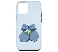 Coquette Bow with Blueberry Kawaii Charm Coque pour iPhone 12/12 Pro