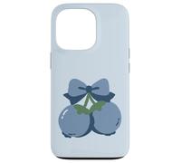 Coquette Bow with Blueberry Kawaii Charm Coque pour iPhone 13 Pro