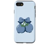 Coquette Bow with Blueberry Kawaii Charm Coque pour iPhone SE (2020) / 7/8
