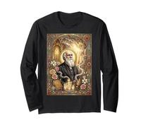 Coquette Catholic Sacred Vintage, théorie de l'évolution de Darwin Manche Longue