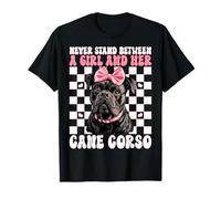 Coquette Chien Corso Never Stand Between A Girl and Her Cane T-Shirt
