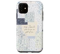 Coquette chrétienne Patchwork Jésus Dieu Bible Verset Coque pour iPhone 11