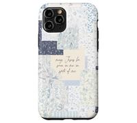 Coquette chrétienne Patchwork Jésus Dieu Bible Verset Coque pour iPhone 11 Pro