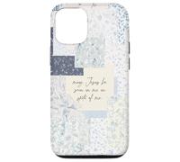 Coquette chrétienne Patchwork Jésus Dieu Bible Verset Coque pour iPhone 12/12 Pro