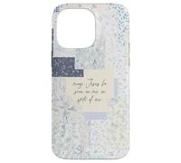 Coquette chrétienne Patchwork Jésus Dieu Bible Verset Coque pour iPhone 14 Pro Max