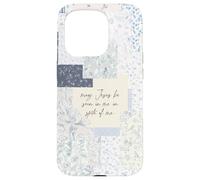 Coquette chrétienne Patchwork Jésus Dieu Bible Verset Coque pour iPhone 15 Pro