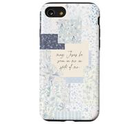 Coquette chrétienne Patchwork Jésus Dieu Bible Verset Coque pour iPhone SE (2020) / 7/8