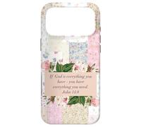 Coquette Christian Pink Preppy Collage God Patchwork Bible Coque pour iPhone 17 Pro Max
