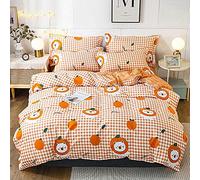 Coquette Couette Ensemble Coton en flèche Floral avec à Fermeture éclair palices d'angle pièces d'ensemble litière Couvercle tonneaux Feuille lit 2 Coussin de Casse-Plein (Couleur: c) (h)