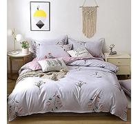 Coquette Couette Ensemble Coton en flèche Floral avec à Fermeture éclair palices d'angle pièces litière Couvercle tonneaux Feuille de lit 2 Coussins