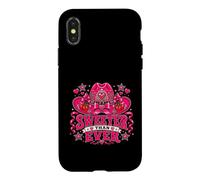 Coquette Cowgirl Valentine Cherry, Plus Douce Que jamais Coque pour iPhone X/XS