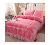 Coquette de Couette Ensemble européen-Cristal lit en Velours Couette Couette Couette hivernale hivernure épaissie en Velours Double Face en Feuille monnéreau matelasrée