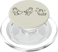 Coquette de Lapin et lièvre Mignon Kawaii Y2K avec cœur PopSockets PopGrip pour MagSafe
