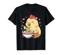 Coquette de Poulet Mignon Ramen Nouilles Kawaii T-Shirt