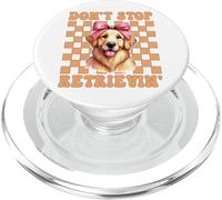 Coquette Don't Stop Retrievin' Golden Retriever pour Fille, Maman et Chien PopSockets PopGrip pour MagSafe