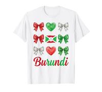 Coquette Drapeau Burundi Fille Burundaise T-Shirt
