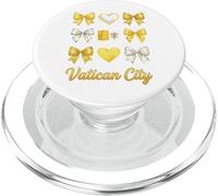 Coquette Drapeau Cité du Vatican Vaticanian Girls PopSockets PopGrip pour MagSafe