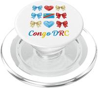 Coquette Drapeau Congo (RDC) Filles congolaises PopSockets PopGrip pour MagSafe