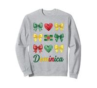 Coquette Drapeau Dominique Filles Dominicaines Sweatshirt