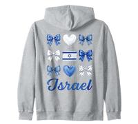 Coquette Drapeau Israël Filles Israéliennes Sweat à Capuche