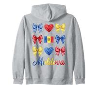 Coquette Drapeau Moldavie Fille moldave Sweat à Capuche