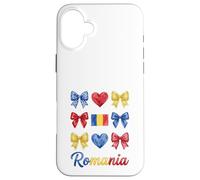 Coquette Drapeau Roumanie Fille Roumanie Coque pour iPhone 16 Plus
