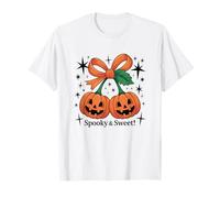 Coquette Fall Vibes Girly Pumpkin Cherry Now Thanksgiving T-Shirt