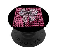 Coquette Fossil Collector Paléontologie Fossil Hunter Girl PopSockets PopGrip Adhésif