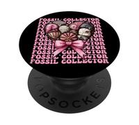 Coquette Fossil Collector Paléontologie Fossil Hunter Girl PopSockets PopGrip Adhésif