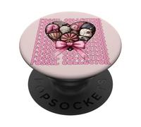 Coquette Fossil Collector Paléontologie Fossil Hunter Girl PopSockets PopGrip Adhésif