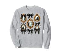 Coquette Halloween Fantômes Dentelle Noire Gothique victorie Sweatshirt