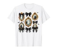 Coquette Halloween Fantômes Dentelle Noire Gothique victorie T-Shirt
