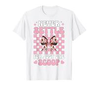 Coquette Ice Cream Cone Girl Never Settle for Just One Scoop T-Shirt