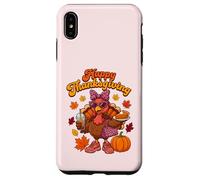 Coquette Mignonne avec café glacé et Tarte Thanksgiving Coque pour iPhone XS Max