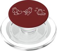 Coquette Mignonne Kawaii Y2K Lapin lièvre Amour avec cœur PopSockets PopGrip pour MagSafe