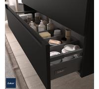 Coquette MONTERREY 1000 1 tiroir métallique BLACK VELVET 997x270x450 mm - SALGAR 96442