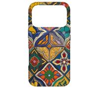 Coquette Motifs géométriques mexicains de Fleurs Coque pour iPhone 17 Pro