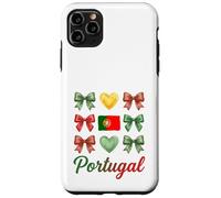 Coquette Nœud Drapeau Portugal Coeurs Mignon Filles Coque pour iPhone 11 Pro Max