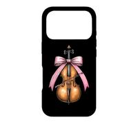 Coquette Nœud Violoncelle Fille Violoncelle Maman Fête des Mères Mère Mignon Coque pour iPhone 17 Pro