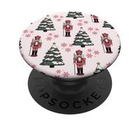Coquette Nutcracker Christmas Tree Preppy Holiday PopSockets PopGrip Adhésif