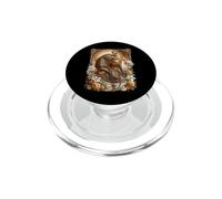 Coquette Pharaon Roi Tut Chrétien Pâques Floral Egypte PopSockets PopGrip pour MagSafe