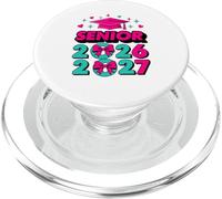 Coquette Pink Bow Senior 2026 2027 Graduation PopSockets PopGrip pour MagSafe