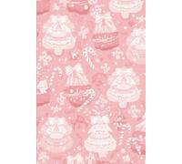 Coquette Pink Christmas Hardcover Journal 2026: Premium Aesthetic Planner & Diary for Girls: Dreamy Winter Pattern with Bows & Frilly Trees - 140 ... and Daily Planning (6x9 Inch Hardback)