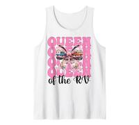 Coquette Queen of The RV Camping Camper Girl Mom Débardeur