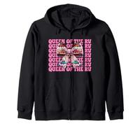 Coquette Queen of The RV Camping Camper Girl Mom Sweat à Capuche
